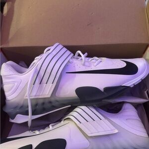Nike White and Black Athletic Shoes